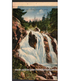 Cauterets Pierrefitte en couleurs, Cauterets, cascades du Lutour - carte postale dép 65 Hautes-Pyrénées