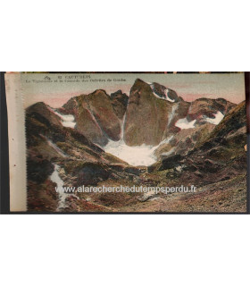 Cauterets Pierrefitte en couleurs, Cauterets, le Vignemale et la cascade des Oulettes de Gaube - carte postale Hautes-Pyrénées