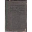 Cours d'algèbre 1937 classes de 2e et 1ère, Brachet et Dumarqué - manuels mathématiques,