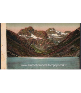 Cauterets Pierrefitte en couleurs, Cauterets, le lac d'Estom - carte postale départ. 65 Hautes-Pyrénées