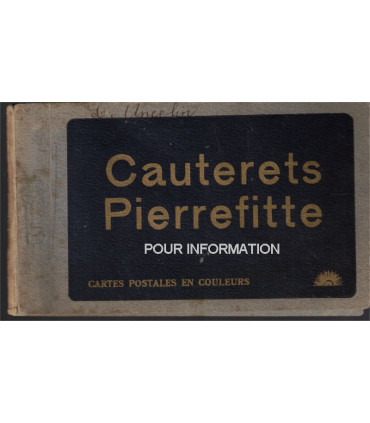 Cauterets Pierrefitte en couleurs, Cauterets, le lac d'Estom - carte postale départ. 65 Hautes-Pyrénées