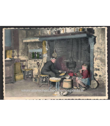 En Limousin, beaux pays, braves gens, poème en patois limousin de Jean Rebler - cartes postales département 87 Haute-Vienne