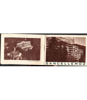 Sancellemoz, sanatorium d'Assy, 1950 - dépliant publicitaire médecins, département 74 Haute-Savoie