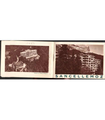Sancellemoz, sanatorium d'Assy, 1950 - dépliant publicitaire médecins, département 74 Haute-Savoie