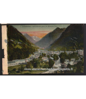 Cauterets Pierrefitte en couleurs, Cauterets, vue générale prise du Mamelon Vert - carte postale 65 Hautes-Pyrénées