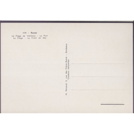 Royan, Souvenir, carte multi-vues - carte postale, Charente Maritime 17, Berjaud