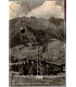 Suisse, Château d'Oex, téléphérique de la Braye  - timbre-poste Helvetia 10 vert 1949 train, cartes postales, timbre Suisse
