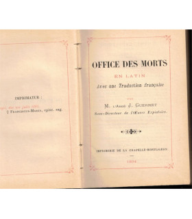 Office des morts, Abbé Guerret, Œuvre expiatoire pour la délivrance des âmes délaissées du Purgatoire Chapelle-Montligeon