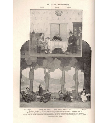 L'école des charlatans, Tristan Bernard, acteur Francoeur - La Petite Illustration Théâtre 259 1930
