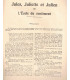 Jules, Juliette et Julien, Tristan Bernard, acteur Georges Colin - La Petite Illustration Théâtre 238 1929