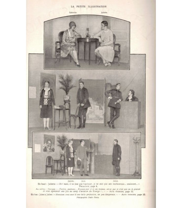 Jules, Juliette et Julien, Tristan Bernard, acteur Georges Colin - La Petite Illustration Théâtre 238 1929