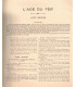 L'âge du fer, Denys Amiel, Comédie-Française, acteur Edwige Feuillère - La Petite Illustration Théâtre n°308 1932