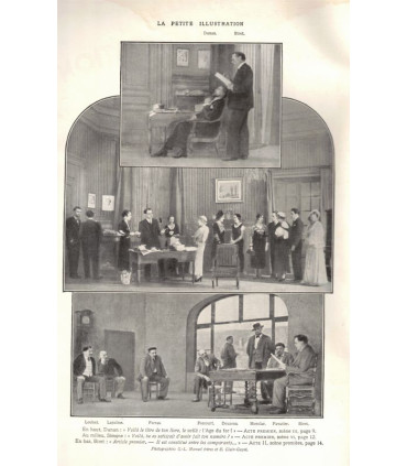 L'âge du fer, Denys Amiel, Comédie-Française, acteur Edwige Feuillère - La Petite Illustration Théâtre n°308 1932