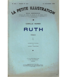 Ruth, tome 2, Camille Marbo - roman populaire, La Petite Illustration Roman n°303 1933