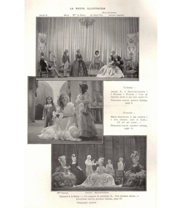Madame Capet, Marcelle-Maurette, acteurs Marguerite Jamois, Georges Vitray   - La Petite Illustration Théâtre N°433 1938