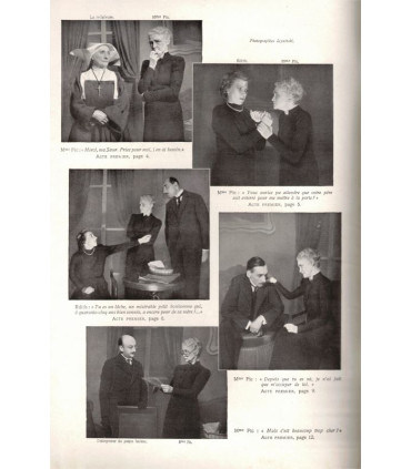 Feu Monsieur Pic, Charles de Peyret-Chappuis, acteur André Moreau  - La Petite Illustration Théâtre 460 1939