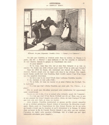 Andorra ou les Hommes d'Airain, T3 et T4, Isabelle Sandy - roman populaire, La Petite Illustration Roman N°61 et N°62 1923