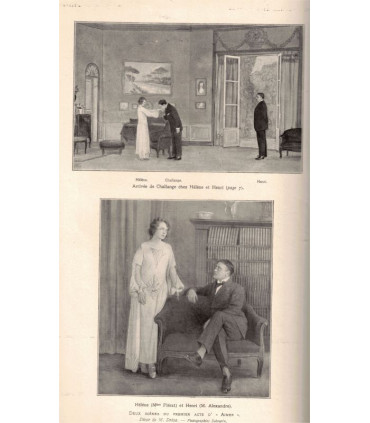 Aimer, Paul Géraldy, Comédie-Française, acteurs Jean Hervé, Piérat  - La Petite Illustration Théâtre N°56 1921
