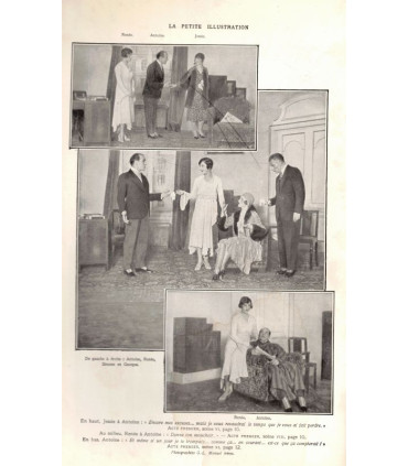 Durand bijoutier, Léopold Marchand, acteurs Jacques Baumer, Blanche Montel - La Petite Illustration Théâtre N°251 1930