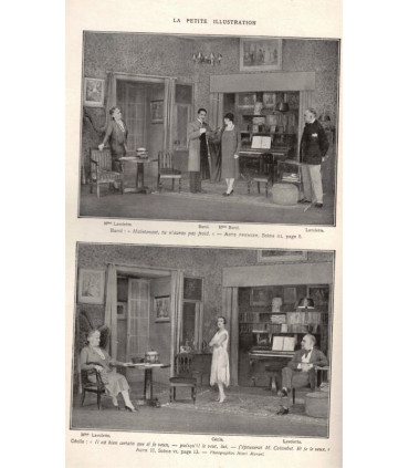 La famille Lavolette, Brieux, acteurs André Dubosc, Régina-Camier - La Petite Illustration Théâtre N°169 1926