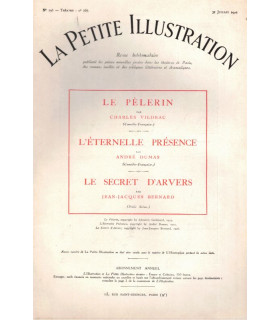 Le pèlerin Charles Vildrac, Le secret d'Arvers, Jean-Jacques Bernard - La Petite Illustration Théâtre 167 1926