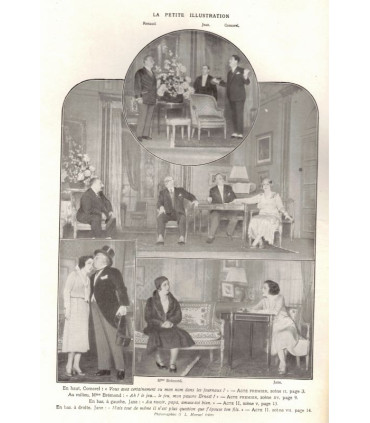 Un ami d'Argentine, Tristan Bernard, acteurs Madeleine Soria, Lucien Rozenberg, - La Petite Illustration Théâtre 273 1931