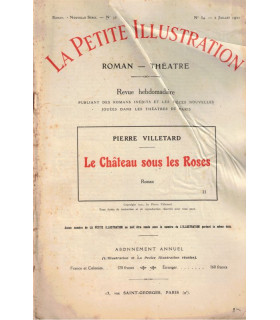 Le château sous les roses, T2, Pierre Villetard - littérature jeunesse, roman populaire, La Petite Illustration Roman n°10 1921