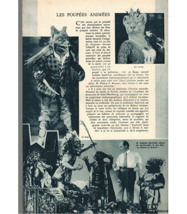 La femme sur la lune, Fritz Lang, Mickey Mouse, Takanova, Poupées Ladislas Starévitch, Collier de la Reine - Illustration 1930