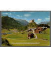 Suisse, Unterengadin, Schloss Tarasp - timbre Suisse Europa Peintures 1975 50 Helvetia Europa - cartes postales