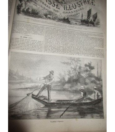 La Chasse Illustrée, journal des chasseurs et la vie à la campagne 1876 9e année - journaux anciens, animaux,
