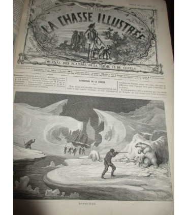 La Chasse Illustrée, journal des plaisirs de la ferme et du château 1868-1869 2e année - journaux anciens, animaux,