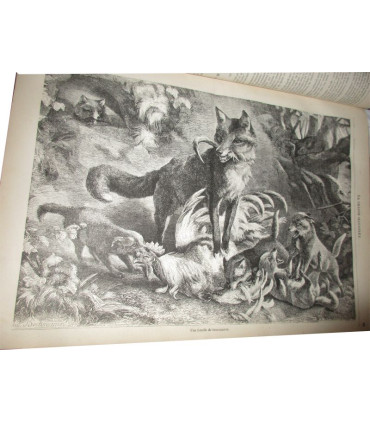 La Chasse Illustrée, journal des plaisirs de la ferme et du château 1868-1869 2e année - journaux anciens, animaux,