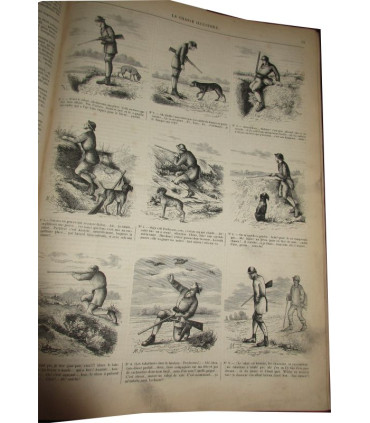 La Chasse Illustrée, journal des plaisirs de la ferme et du château 1868-1869 2e année - journaux anciens, animaux,