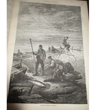 La Chasse Illustrée, journal des plaisirs de la ferme et du château 1869-1870 3e année - journaux anciens, animaux,