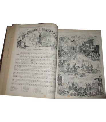 La Chasse Illustrée, journal des plaisirs de la ferme et du château 1867-1868 1e année, avec n° Spécimen du 14 juil 1867 -