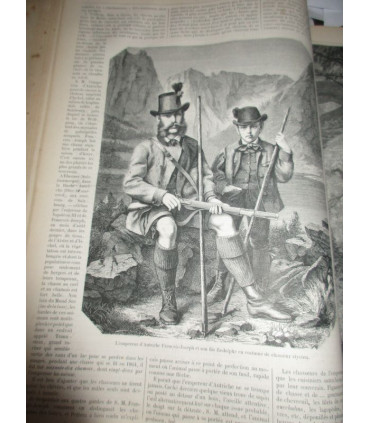 La Chasse Illustrée, journal des plaisirs de la ferme et du château 1867-1868 1e année, avec n° Spécimen du 14 juil 1867 -