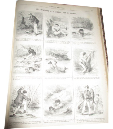 La Chasse Illustrée, journal des plaisirs de la ferme et du château 1868-1869 2e année - journaux anciens, animaux,