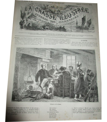 La Chasse Illustrée, journal des chasseurs et la Vie à la campagne 1875, 8e année - journaux anciens, animaux sauvages,