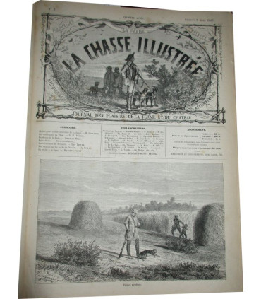 La Chasse Illustrée, journal des plaisirs de la ferme et du château 1867-1868 1e année - animaux sauvages