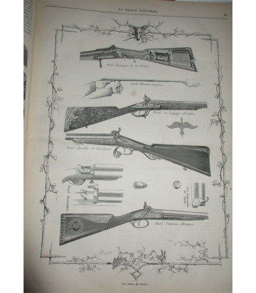 La Chasse Illustrée, journal des plaisirs de la ferme et du château 1867-1868 1e année - animaux sauvages