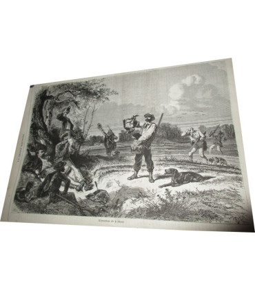 La Chasse Illustrée, journal des plaisirs de la ferme et du château 1867-1868 1e année - animaux sauvages