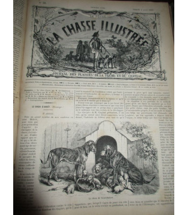 La Chasse Illustrée, journal des plaisirs de la ferme et du château 1867-1868 1e année - animaux sauvages