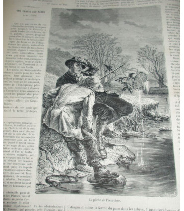 La Chasse Illustrée, journal des plaisirs de la ferme et du château 1867-1868 1e année - animaux sauvages