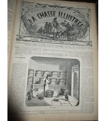 La Chasse Illustrée, journal des plaisirs de la ferme et du château 1867-1868 1e année - animaux sauvages