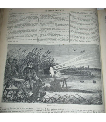 La Chasse Illustrée, journal des plaisirs de la ferme et du château 1867-1868 1e année - animaux sauvages