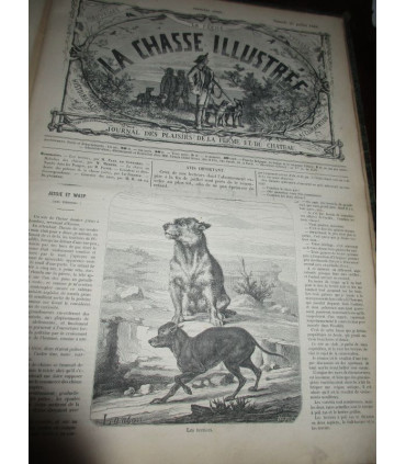 La Chasse Illustrée, journal des plaisirs de la ferme et du château 1867-1868 1e année - animaux sauvages