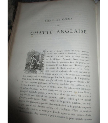 Vie publique et privée des animaux scènes de moeurs, 1ère partie et début 2e, P.J. Stahl, vignettes Grandville 1840-1841 - rare!