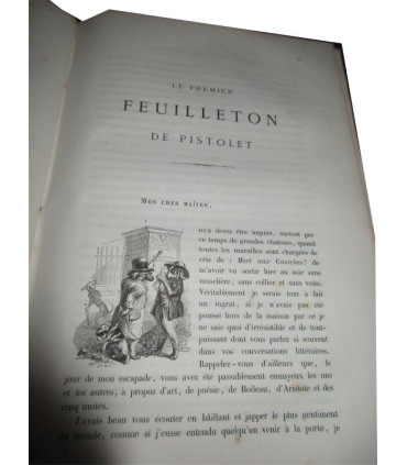 Vie publique et privée des animaux scènes de moeurs, 1ère partie et début 2e, P.J. Stahl, vignettes Grandville 1840-1841 - rare!