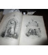 Vie publique et privée des animaux scènes de moeurs, 1ère partie et début 2e, P.J. Stahl, vignettes Grandville 1840-1841 - rare!