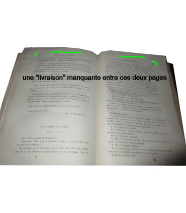 Vie publique et privée des animaux scènes de moeurs, 1ère partie et début 2e, P.J. Stahl, vignettes Grandville 1840-1841 - rare!